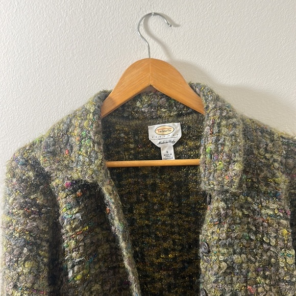 Talbots petite small Italy made cottage core sweater - Picture 11 of 17